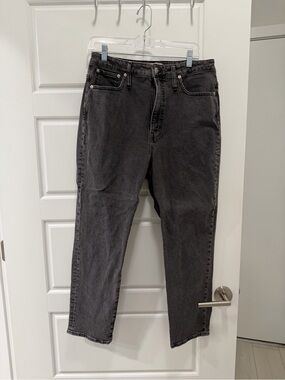 Madewell Charcoal Washed Curvy Perfect Vintage Jeans Size 31